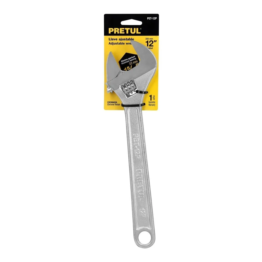 Llave Ajustable 12 Cromada