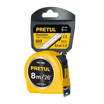Flexómetro Amarillo 8M
