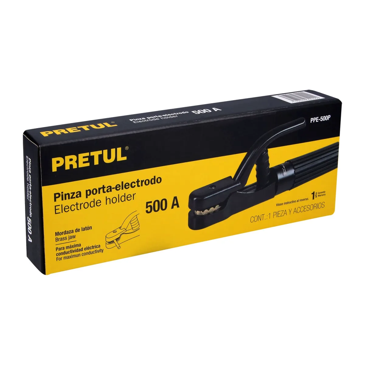 Pinza Porta Electrodos de 500 Amperes