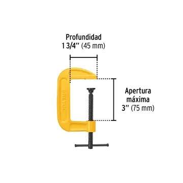 Prensa 3" de Hierro Dúctil