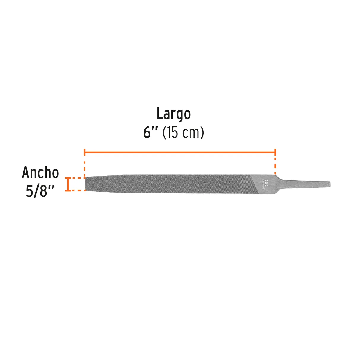 Lima Plana Muza 6"