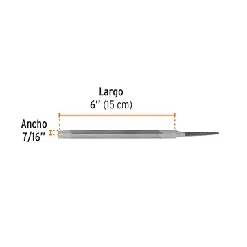 Lima Triangular 6"
