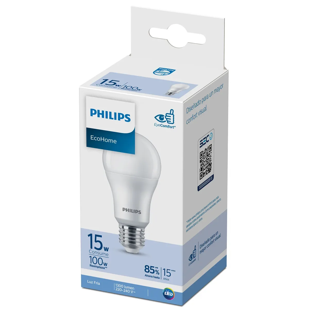 Ampolleta LED E27 EH Luz Fría 15W