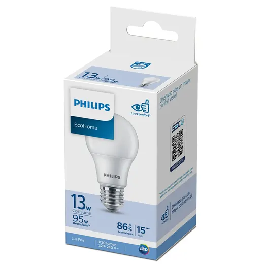 Ampolleta LED E27 EH Luz Fría 13W