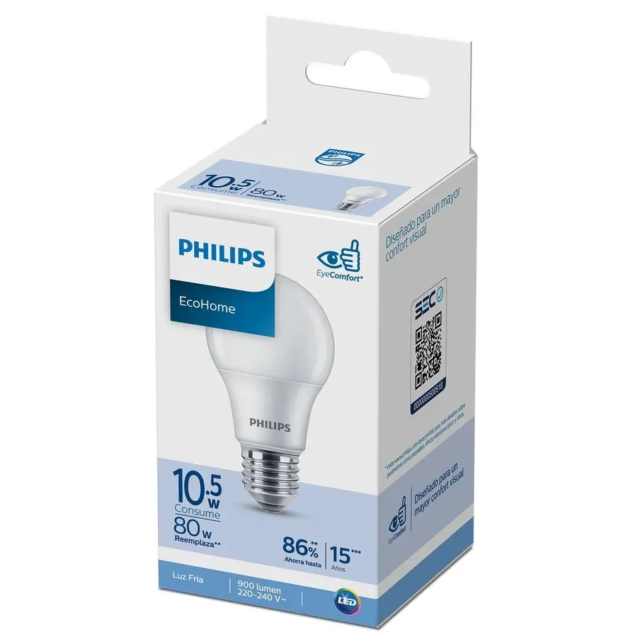 Ampolleta LED E27 EH Luz Fría 10.5W