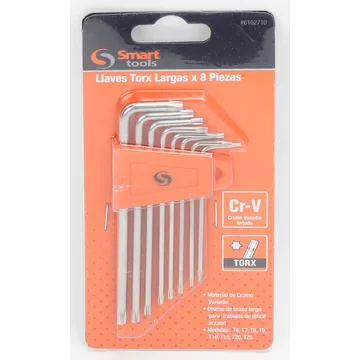 Juego Llaves TORX DE 8 PZS. T6 A T25