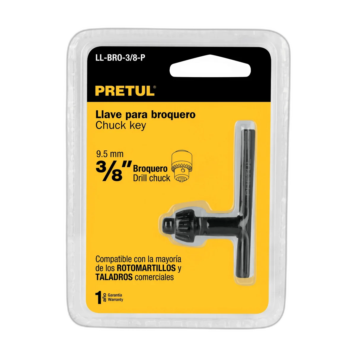 Llave para Mandril de 3/8"